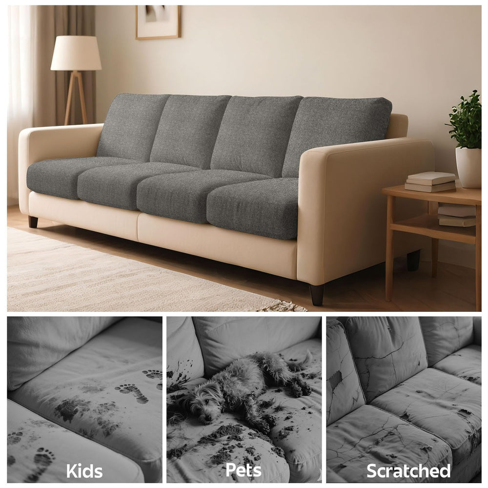 pickyNproud cushion covers in Charcoal Gray lifestyle scene