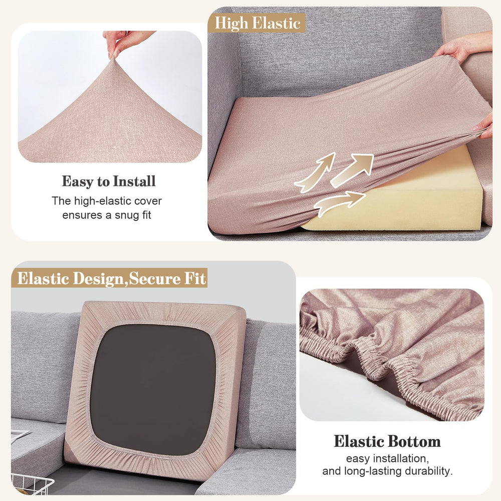 pickyNproud cushion covers in Rose Beige on patio chairs