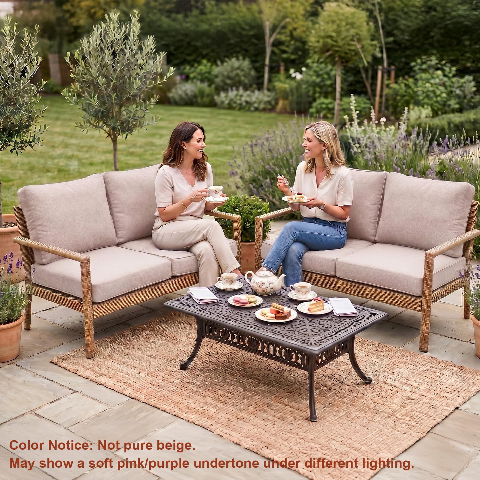 pickyNproud patio cushion cover with floral pattern design