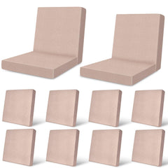 pickyNproud Rose Beige Patio Cushion Covers pack of 12