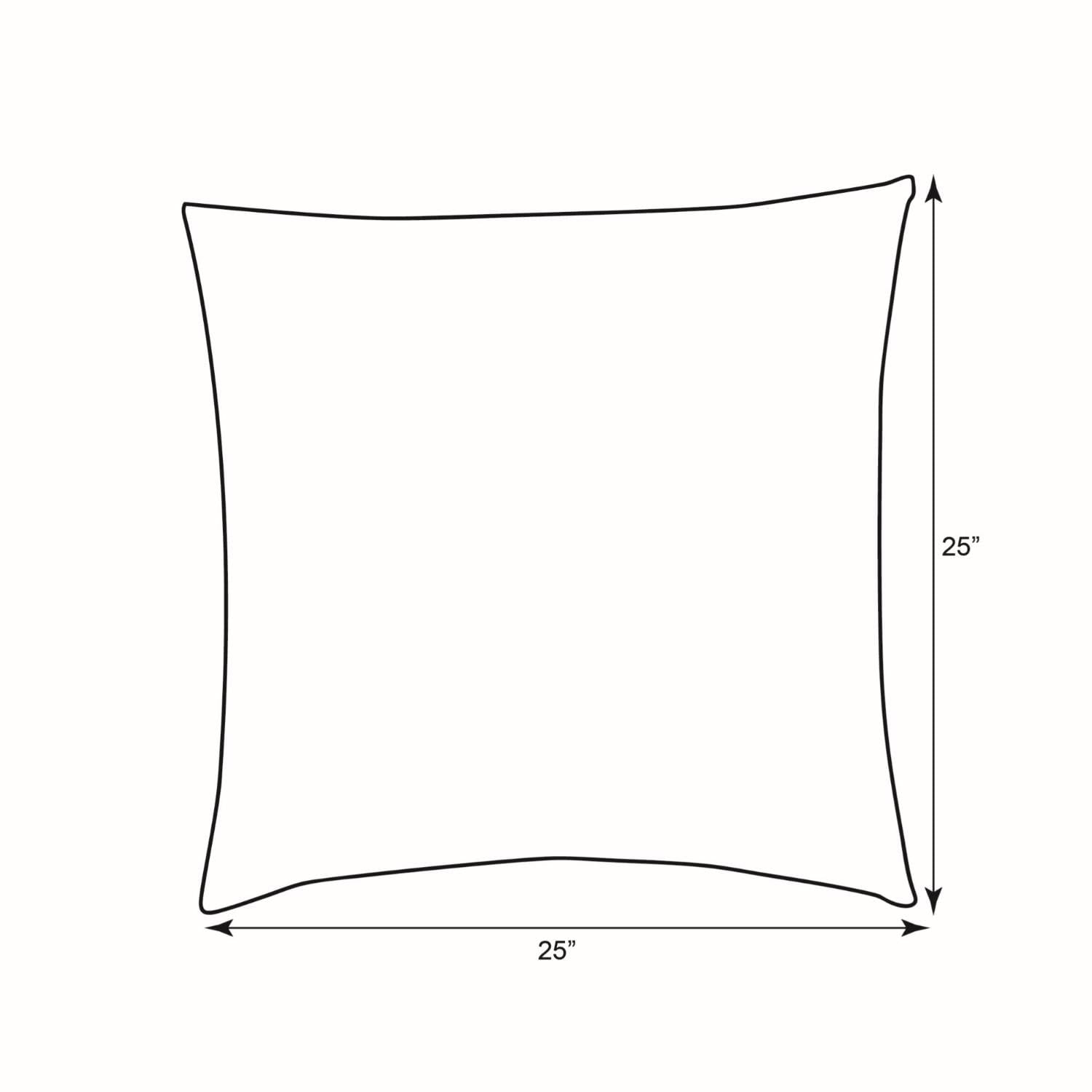 Pillow Perfect Gregoire Floral Floor Pillow side view