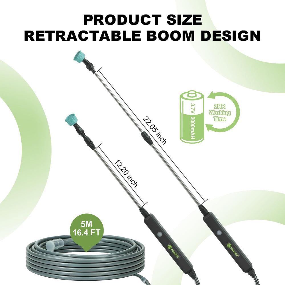PINAGRAY Electric Sprayer Wand with 16.4FT hose