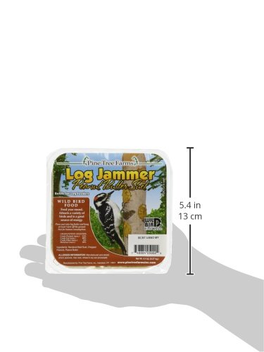 Pine Tree Farms Log Jammer Peanut Suet Plug close-up of ingredients