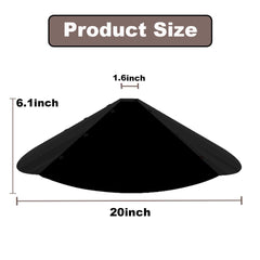 PirateAnt 20-inch Metal Squirrel Baffle side view showcasing the spring mechanism