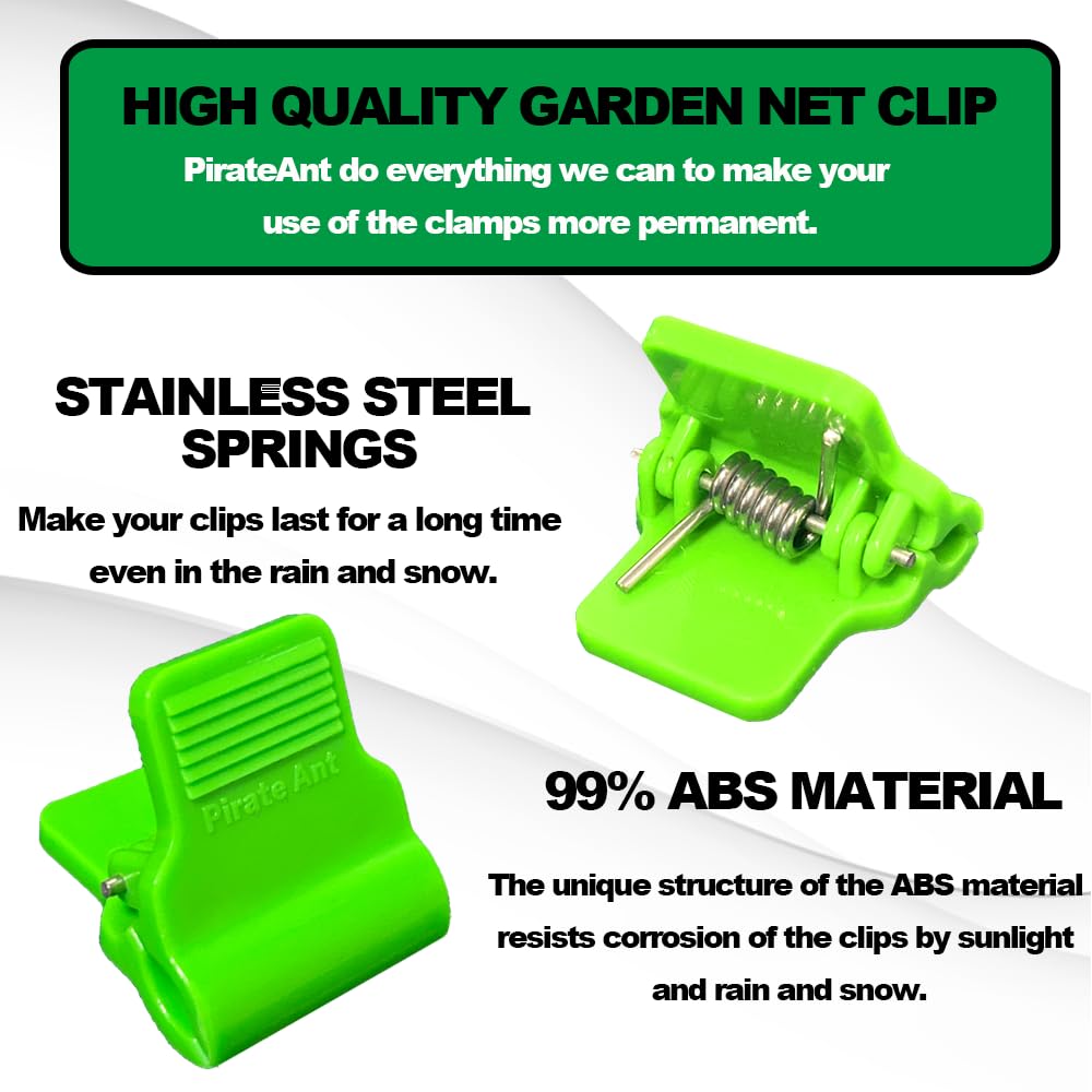 PirateAnt Greenhouse Clamp in garden setting with plants