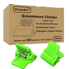 PirateAnt Greenhouse Clamps pack of 30pcs in green