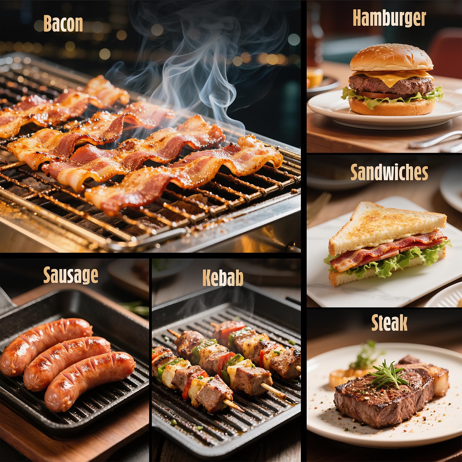 Pisol Cast Iron Smash Burger Press packaging