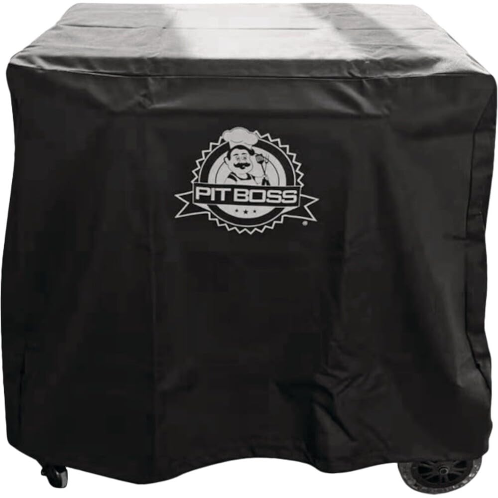 PIT BOSS 3-Burner Griddle Cover front view in black