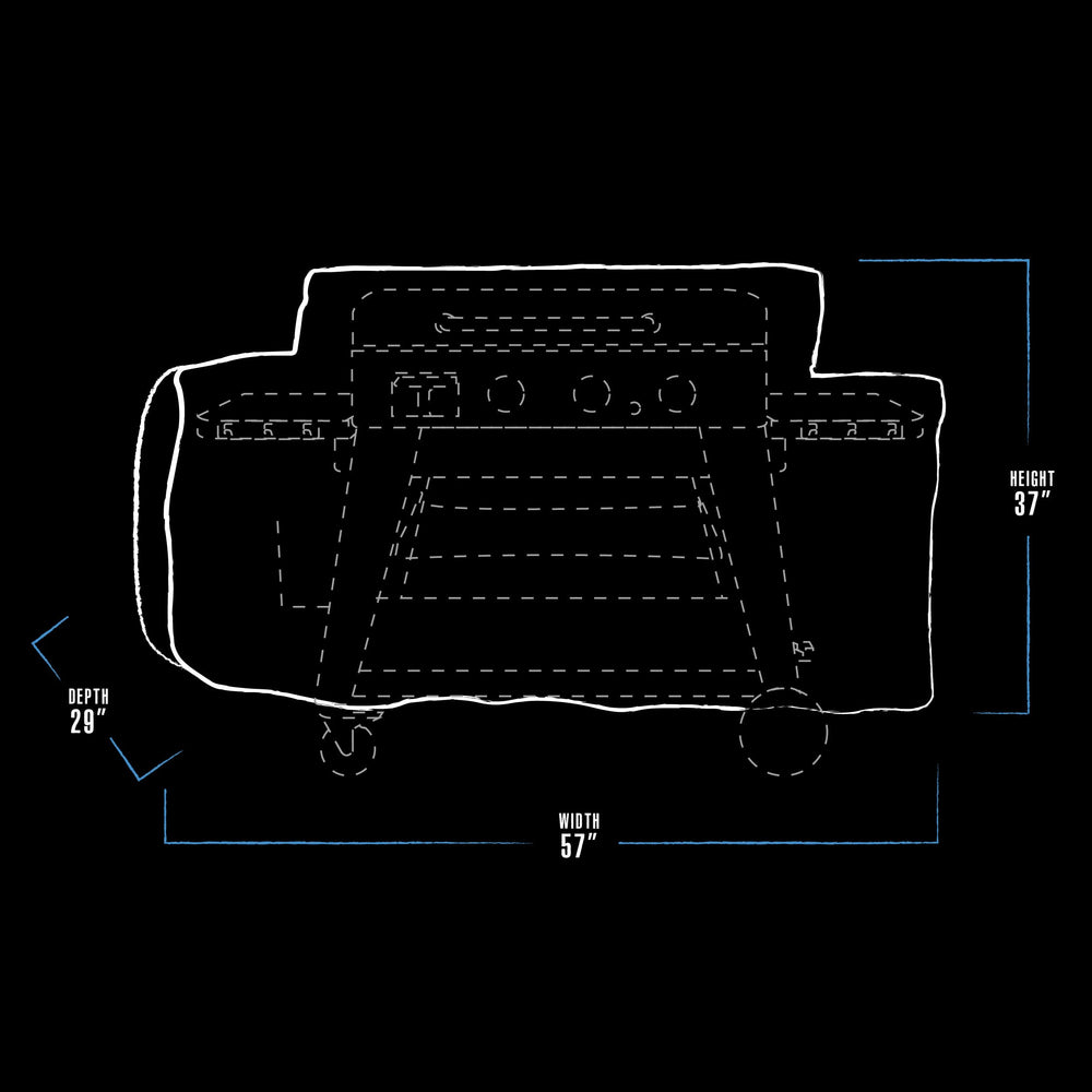 PIT BOSS Griddle Cover packaging display