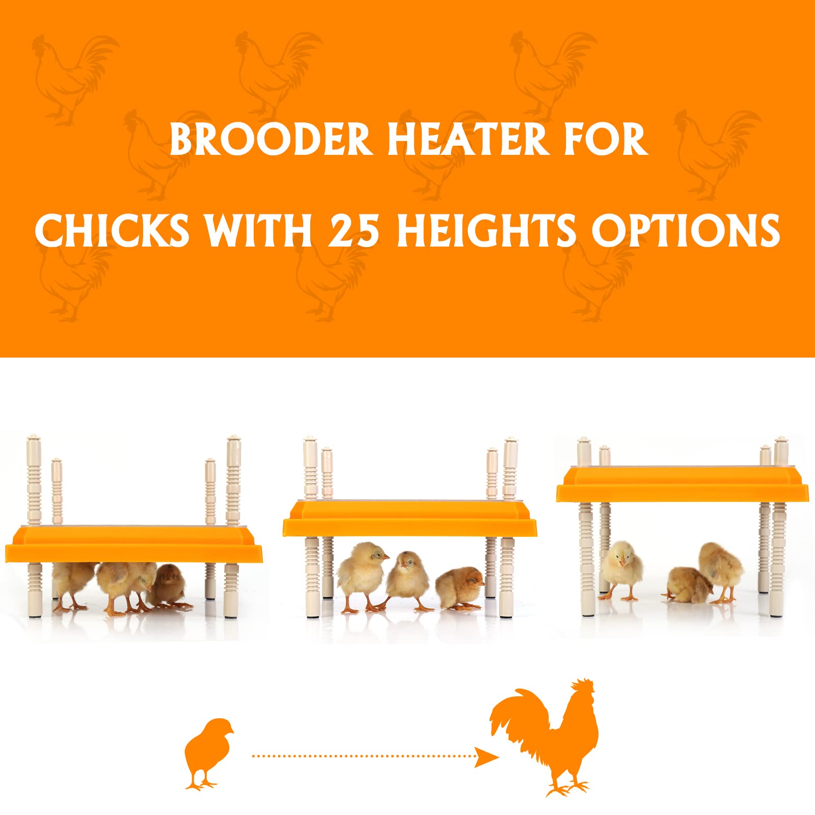 Pitalok Brooder Heater assembly hardware in the box