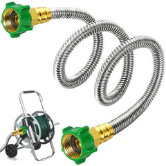 PJT 4FT Female to Female Garden Hose Adapter front view