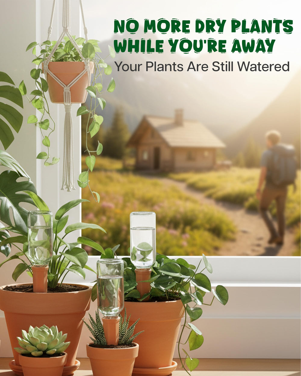 PlanKKers self watering spikes packaging view