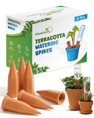 PlanKKers self watering spikes terracotta design front view