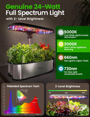 Plant cups and sponges included in the LETPOT Hydroponic kit