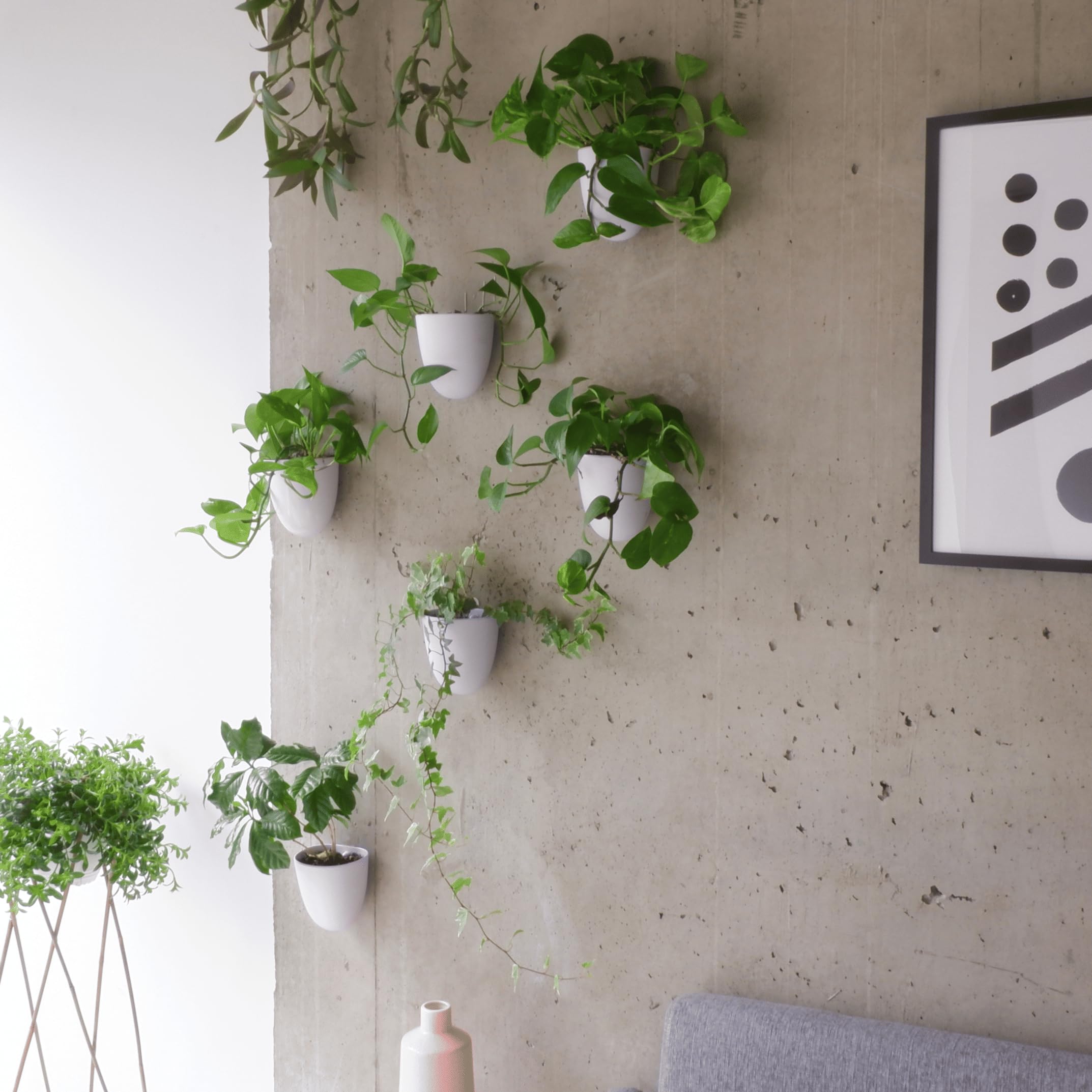 Plant hanger included with Make Good wall planters
