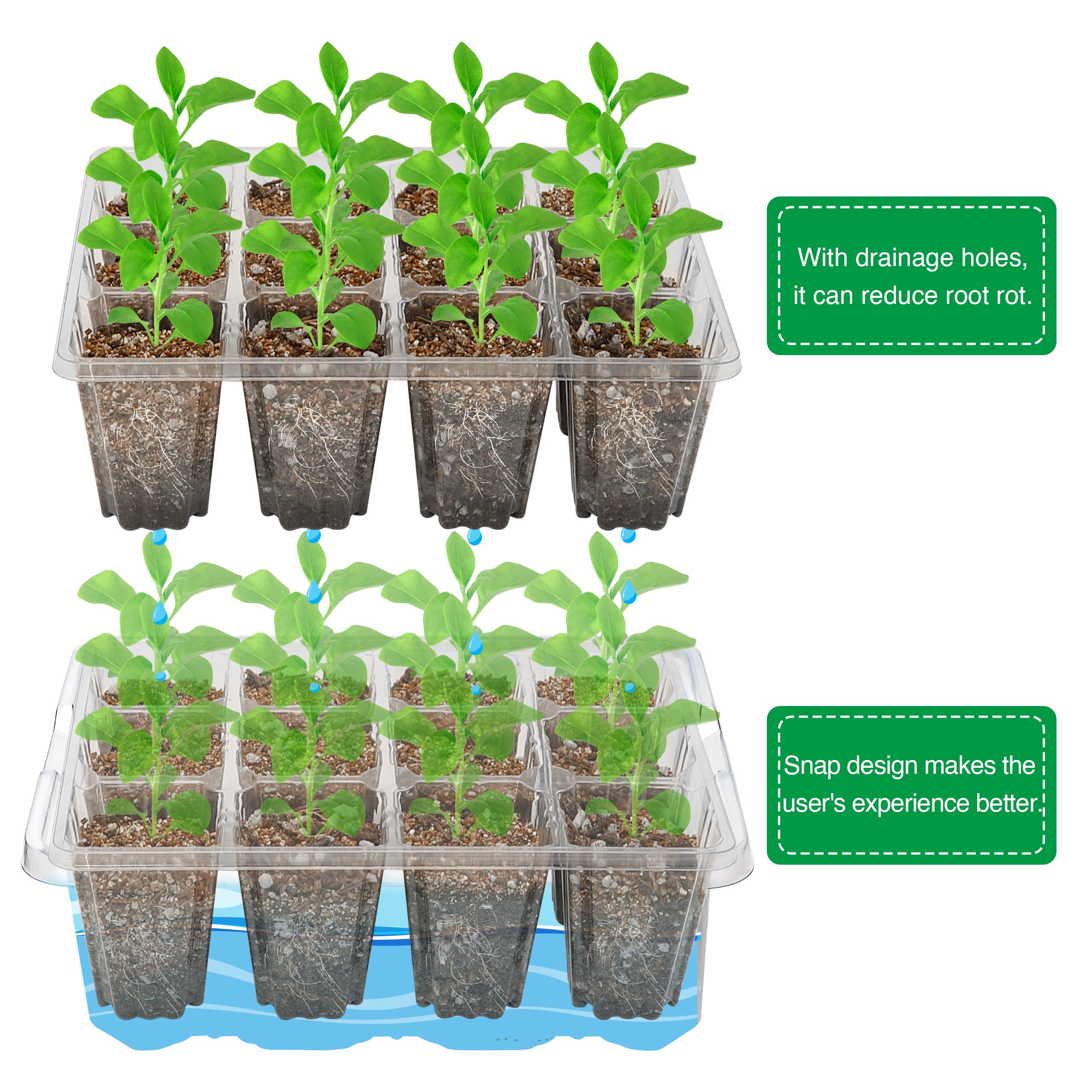Plant labels included in Bonviee seed starter pack