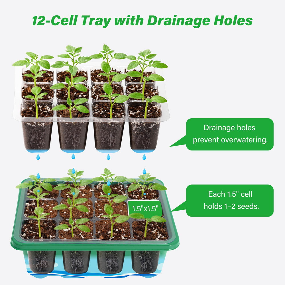 Plant labels included in Bonviee seed starter tray package