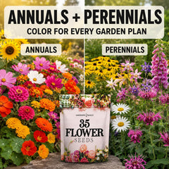 Planting instructions and growing guide included with seed packets