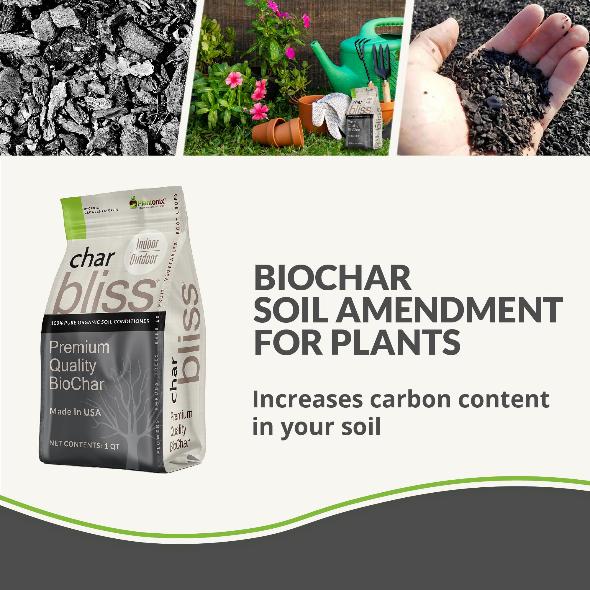 Plantonix Char Bliss packaging showing product details