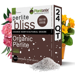 Plantonix Perlite Bliss 24 Qts bag front view