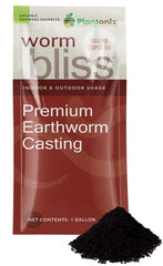 Plantonix Worm Bliss Organic Worm Castings 4 Quarts front view