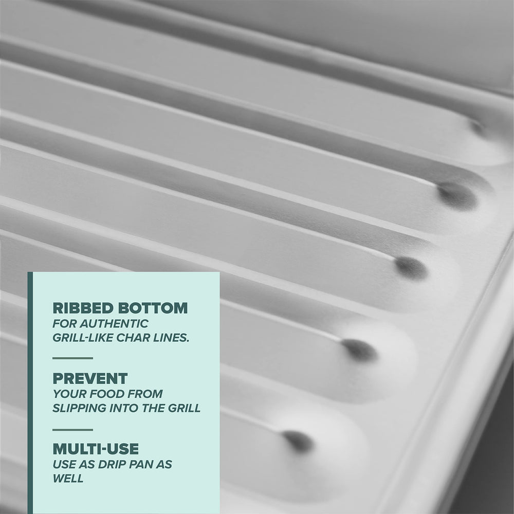 PLASTICPRO aluminum grill liners stacked for storage