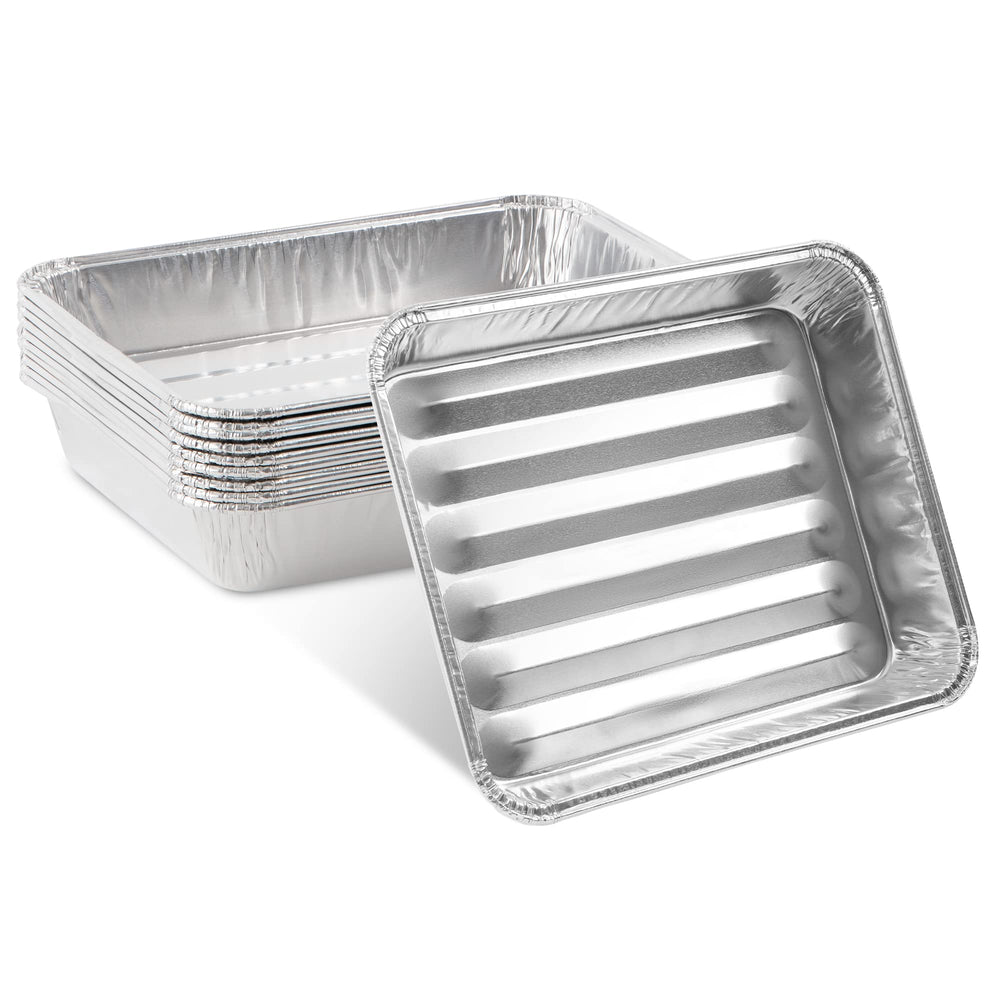 PLASTICPRO disposable aluminum grill liners pack of 10