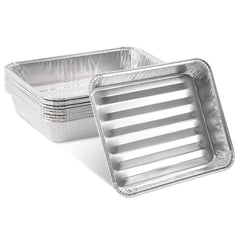 PLASTICPRO disposable aluminum grill liners pack of 10
