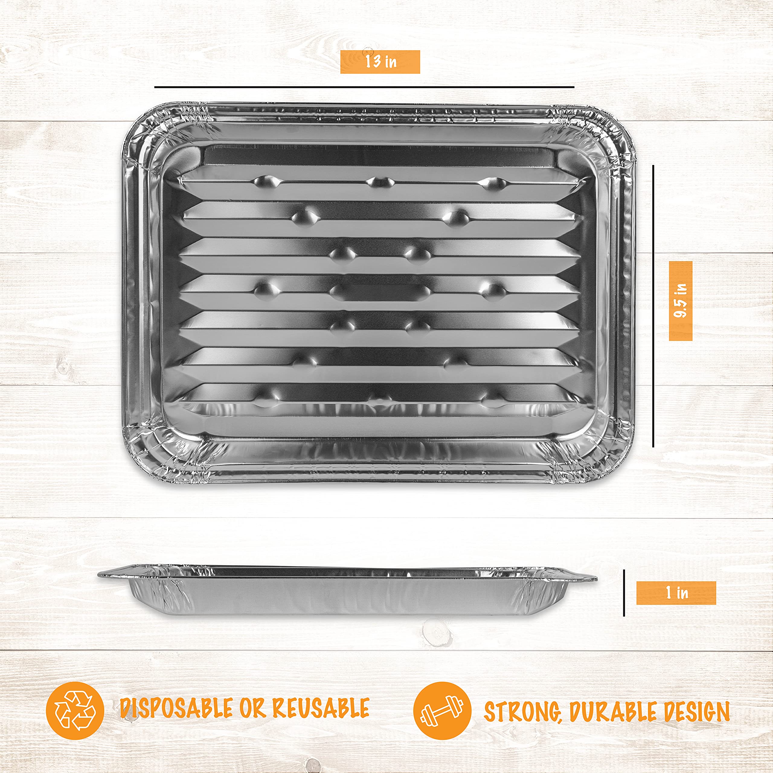 PLASTICPRO grill pan with grilled vegetables