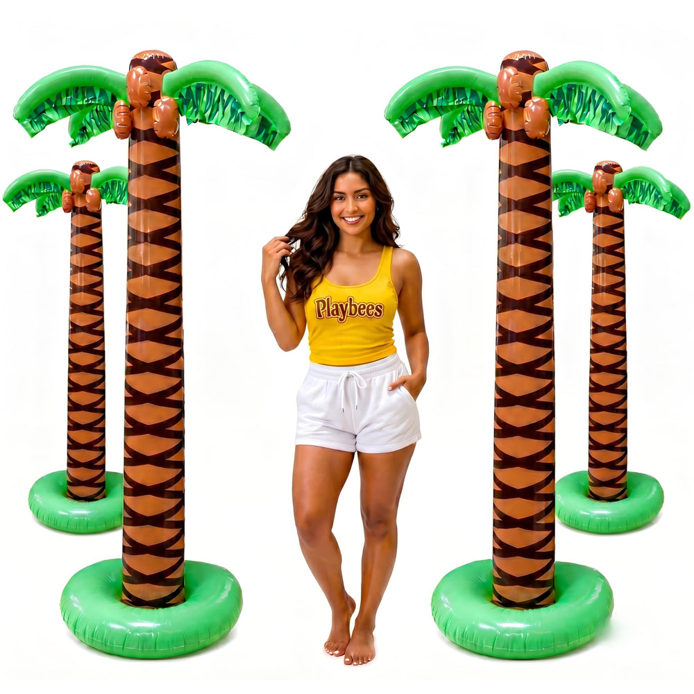 Playbees Inflatable Palm Tree 6ft front view