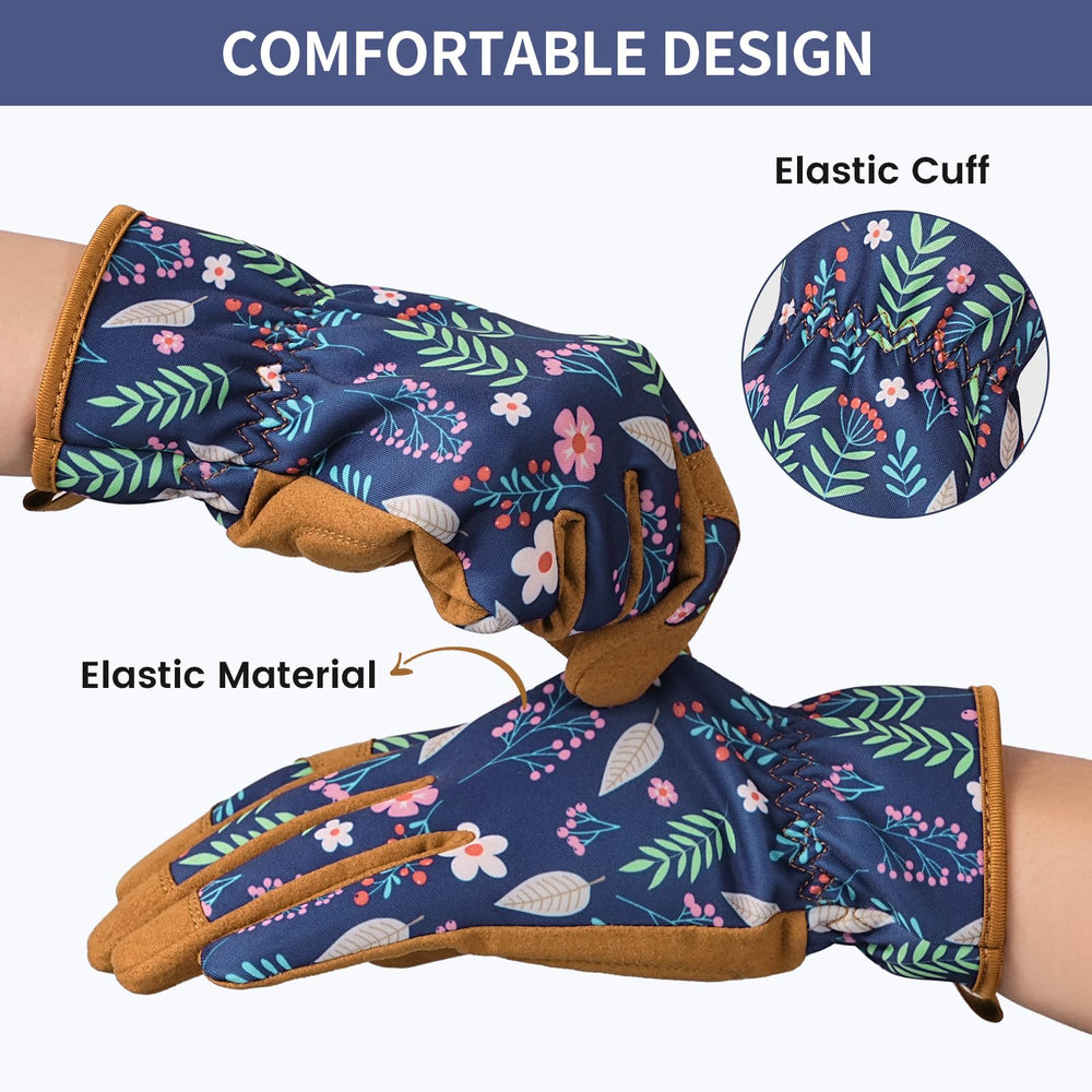 Pleneal Gardening Gloves being worn while gardening
