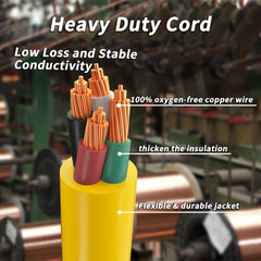 PlugSaf generator cord twist locking feature close-up