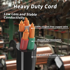 PlugSaf generator cord with twist lock design