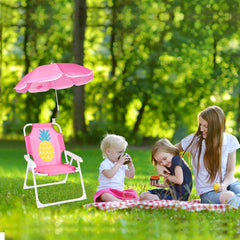 PLULON Kids Beach Chair set up on the beach