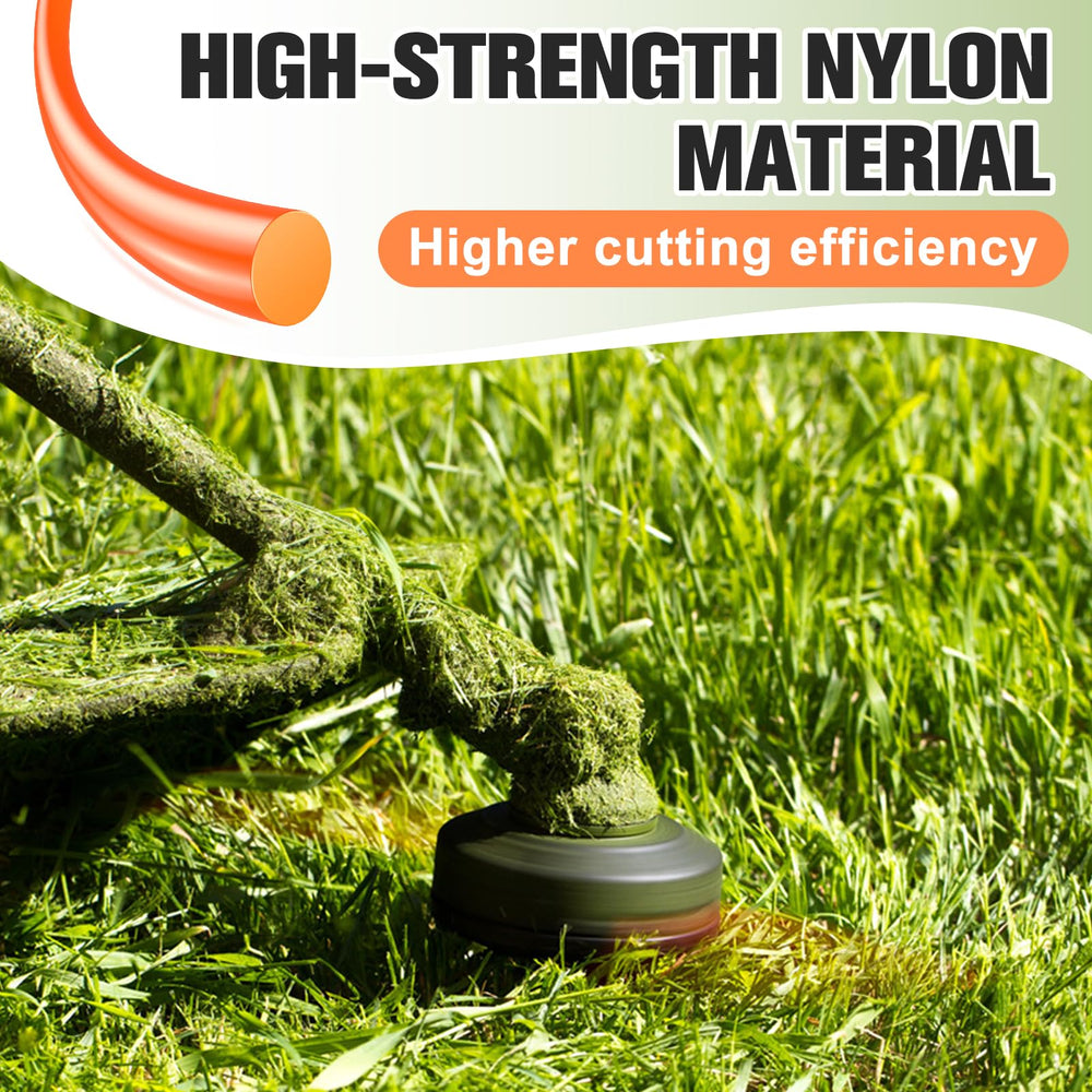 PLUSINTO String Trimmer Line being used on grass