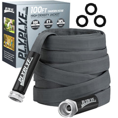 PLYPLYE Garden Hose 100ft gray model front view