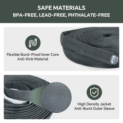 PLYPLYE Garden Hose 100ft lightweight design shown
