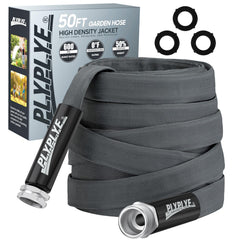 PLYPLYE Garden Hose 50ft, gray model front view