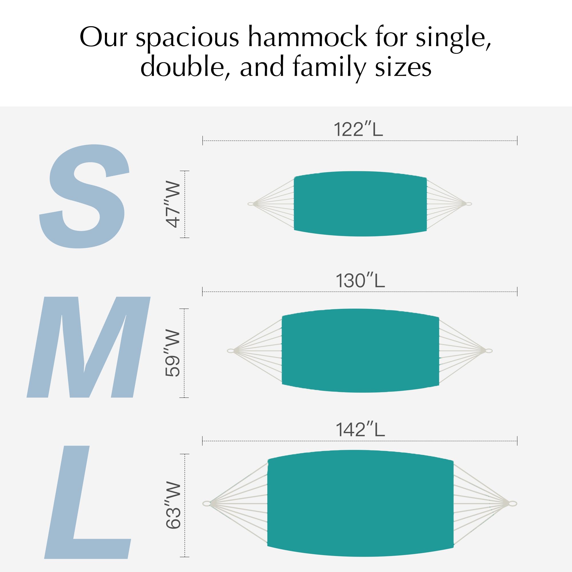 PNAEUT Double Hammock Aqua in packaging