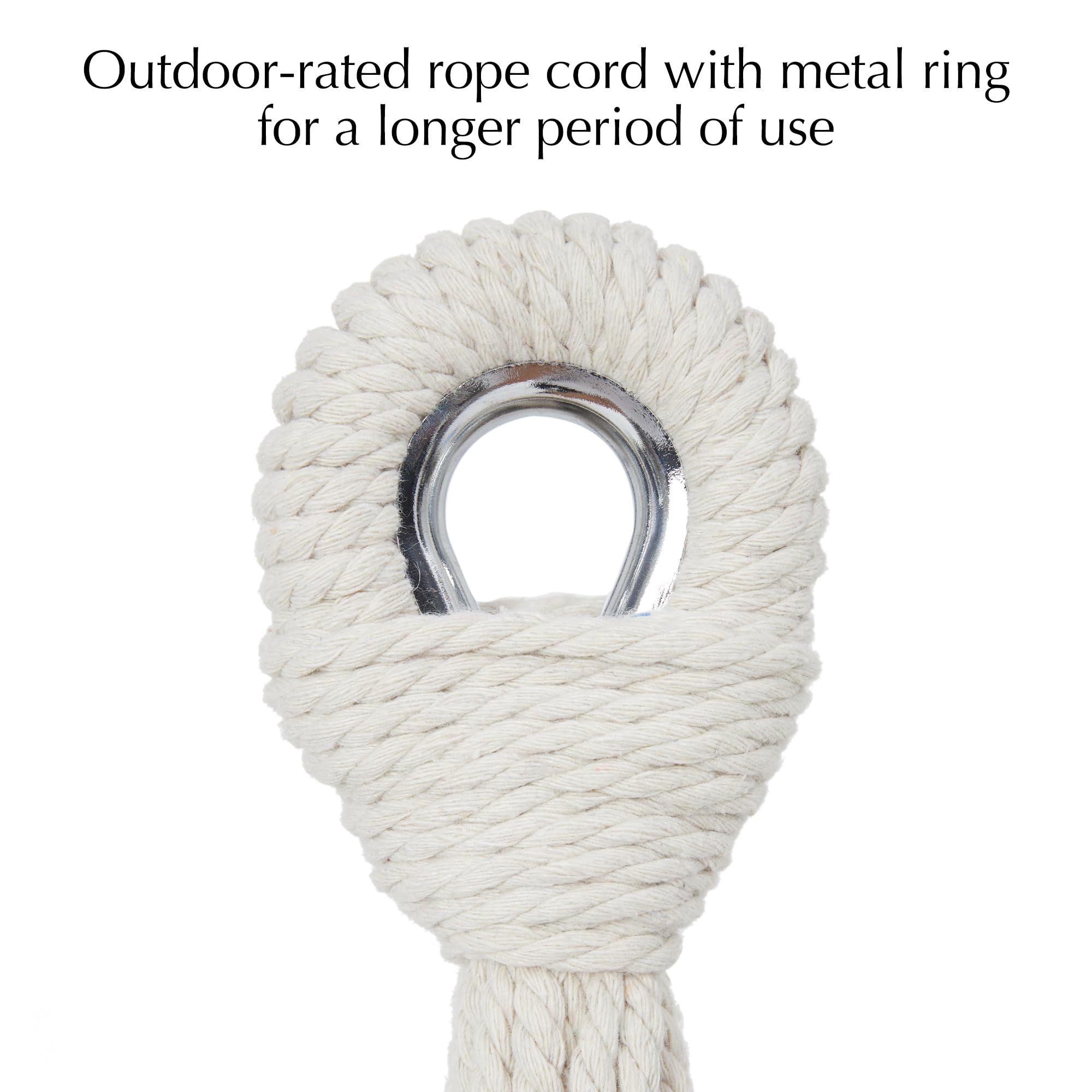 PNAEUT Double Hammock Aqua with suspension cords visible
