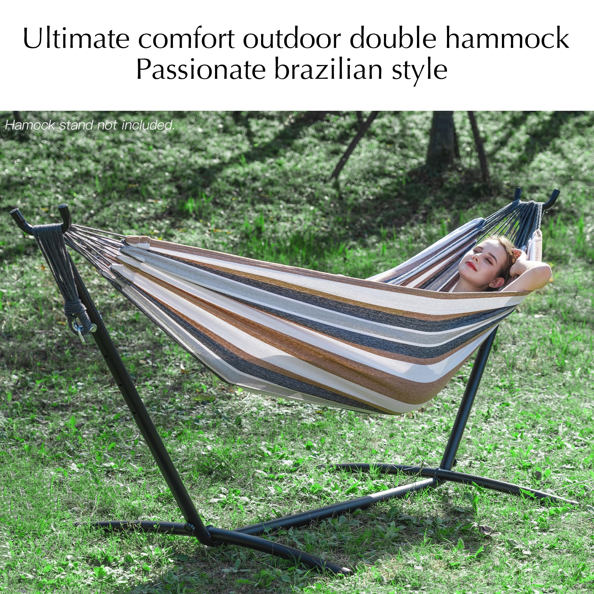 PNAEUT Double Hammock showcasing its vibrant colours