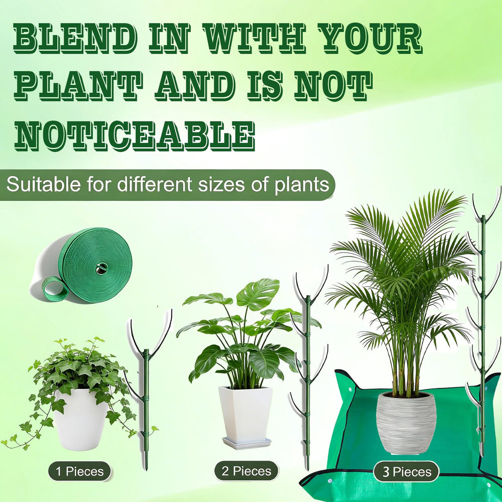 PNEIOLV plant support stakes in a garden setting