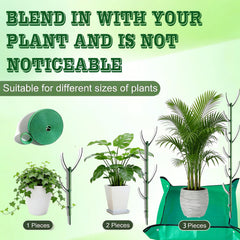 PNEIOLV plant support stakes in a garden setting