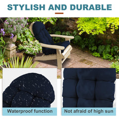 PNP HWJIAJU Adirondack chair cushion dark blue close-up