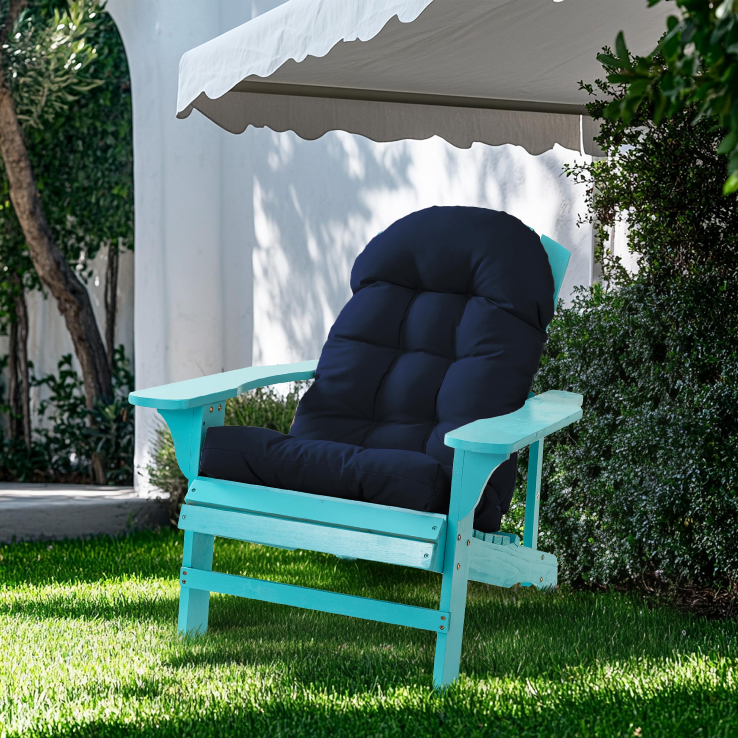 PNP HWJIAJU Adirondack chair cushion dark blue dimensions