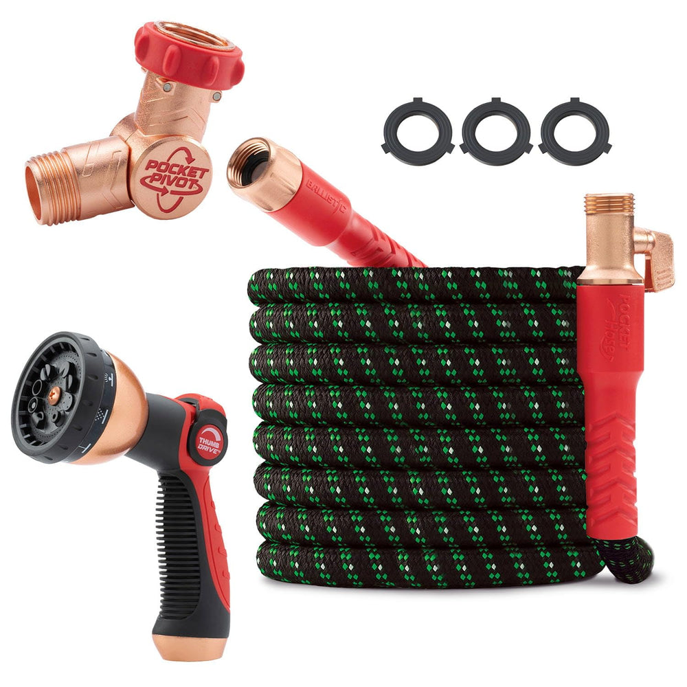 Pocket Hose Expandable Garden Hose 75 FT front view