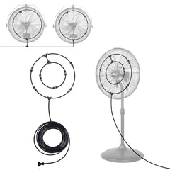 POCKET PANDA Fan Misting Kit 35FT complete set including hose and fittings