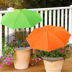 POILKMNI 2 Pack Plant Umbrellas 24 inch diameter front view