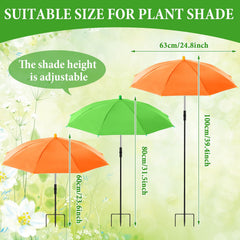 POILKMNI plant umbrella silver coated interior close-up