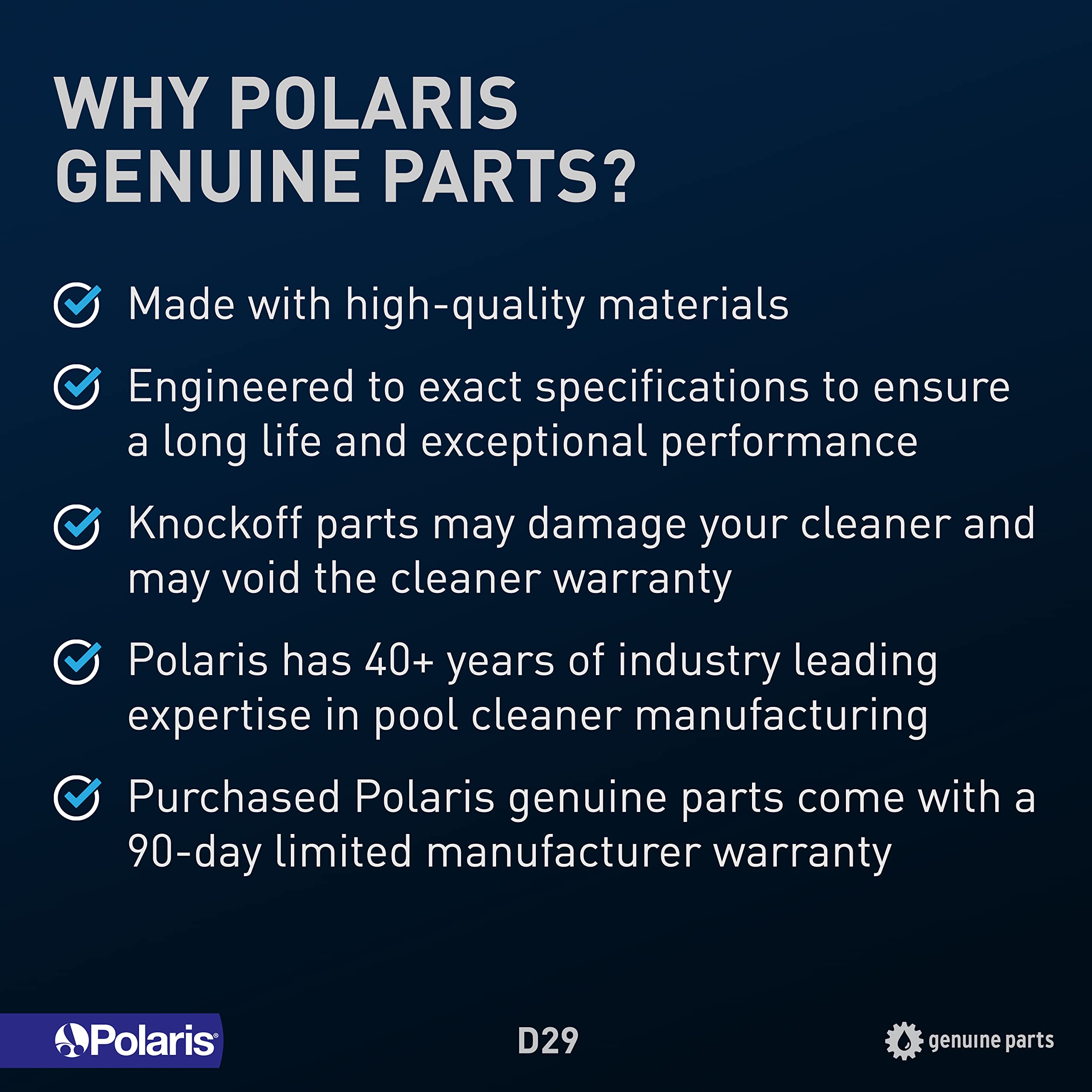 Polaris 280 pool cleaner with C55 screw